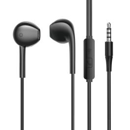 Écouteur ASPOR A219 Stéréo avec Microphone et Jack 3.5mm - Noir