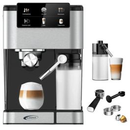 Machine à Café 5EN1 Expresso FLORENCE 1350W - Chrome