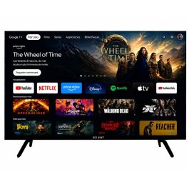 Téléviseur ECOSAT 55" Google TV Qled 4K UHD - Noir